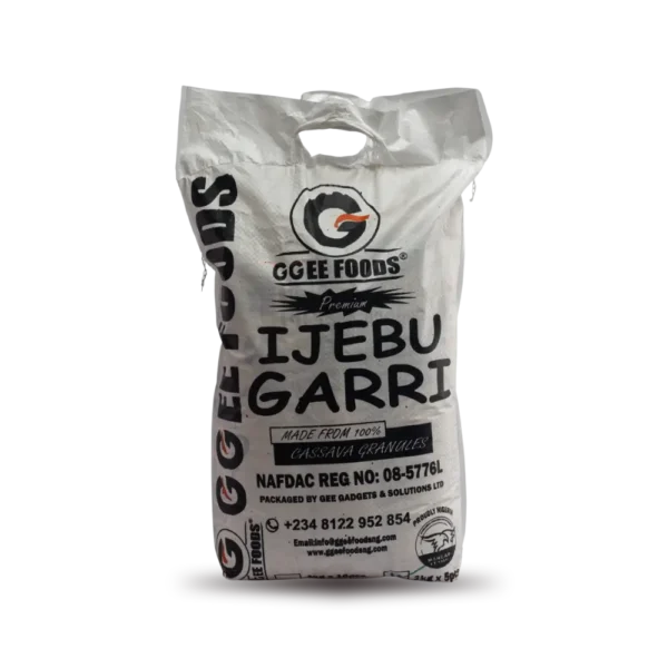 Ijebu Garri 2kg –5 Pieces in One Bag